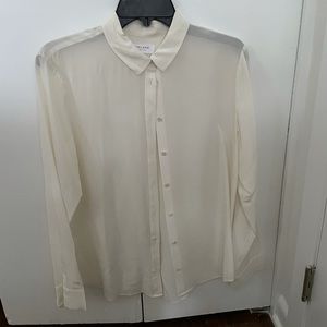 Everlane Silk button down